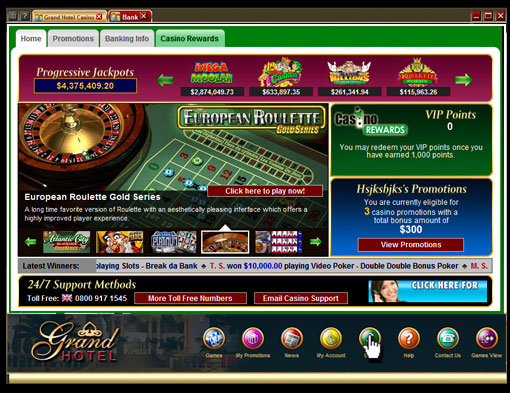 grand banks online casino in Canada